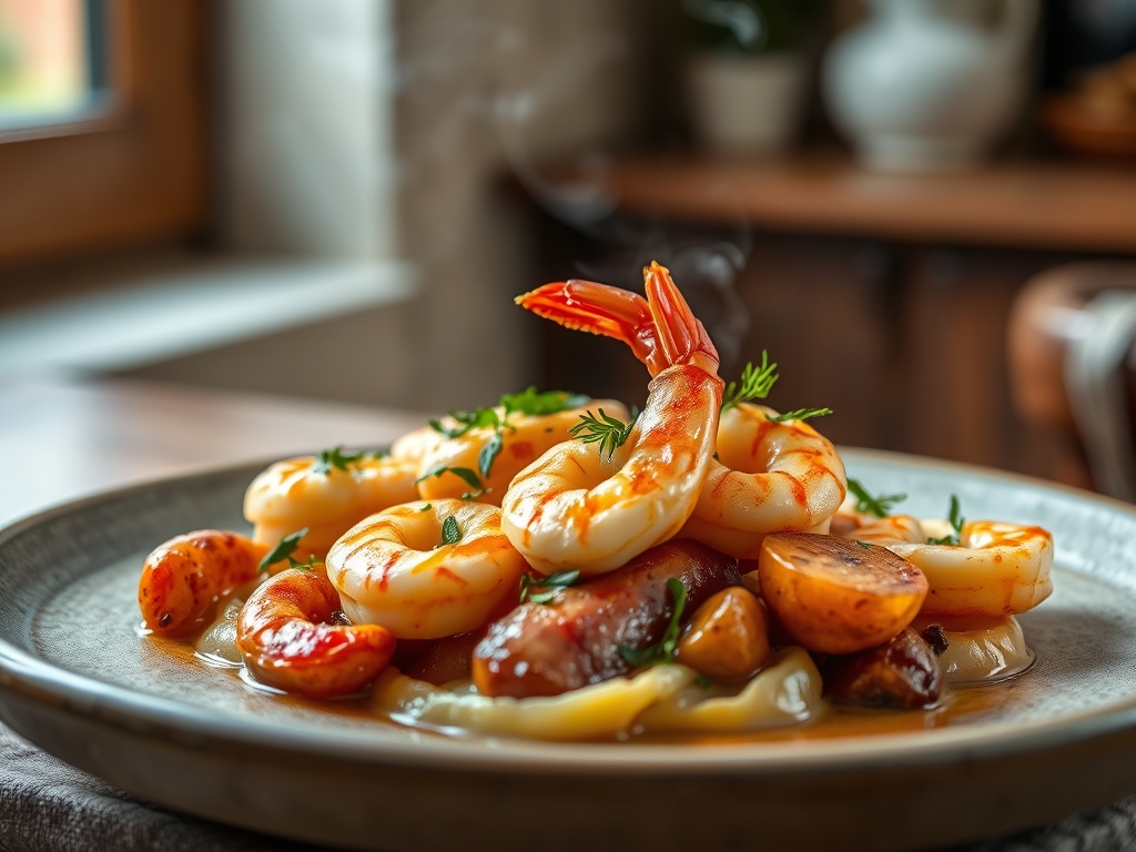 shrimp sausage and potato recipes