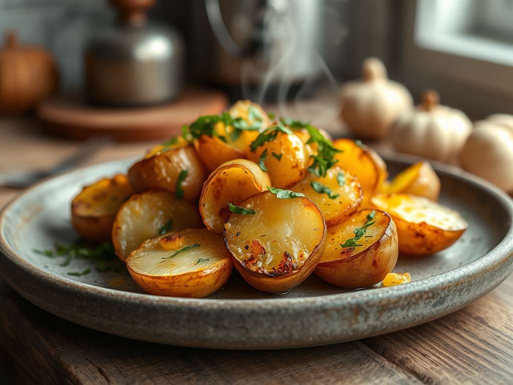 garlic butter potato recipes