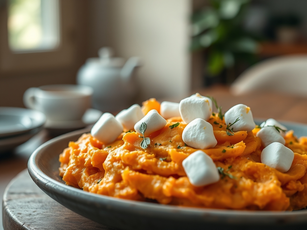 mashed sweet potato recipes with marshmallows